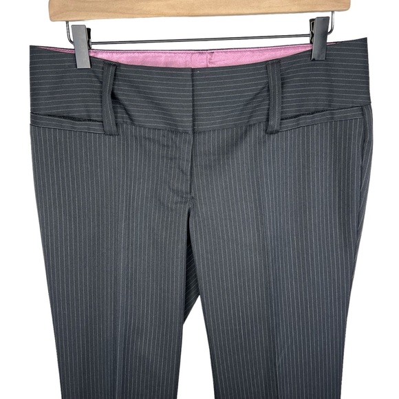 Y2K Low Rise Pinstripe Black Trouser Slacks 7 - Picture 2 of 7